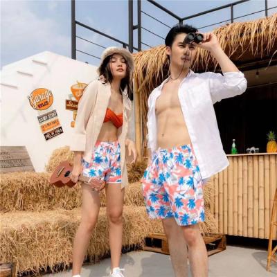 China The new breathable Korean version of the foreign trade hot couple men and women beach pants simple new casual atmosphere pants shorts for sale