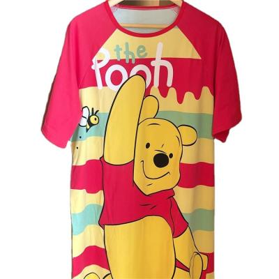 China QUICK-DRY the 2022 new large version of the cartoon nightgown ladies summer multi loose nightgown for sale