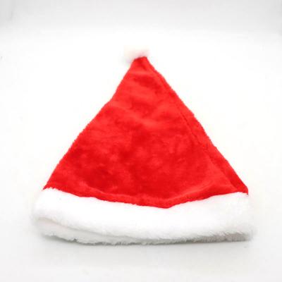 China European and American Style New Year Thick Christmas Hat Adult Kids Christmas Decoration for Home Xmas Santa Claus Gifts Decor Winter Caps for sale