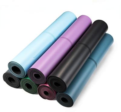 China Yoga Exercise Factory Outlet Custom Printed Workout Natural Gym PU Eco-Friendly Rubber Yoga Mat for sale