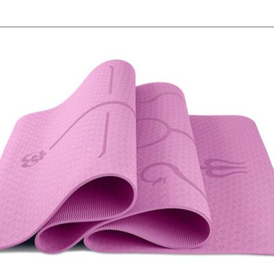 China Build Good Hot Selling High Quality Elastic Eco Friendly Washable Durable Custom Printed Sweat Resistant Exercise Yoga Mat for sale