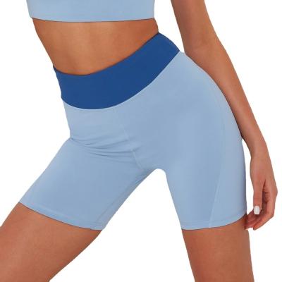 China Hot Selling Breathable In Europe and America Ladies Women's Yoga Wear Sexy Waist Yoga Shorts Gym High Fitness Suit Yoga Sports for sale