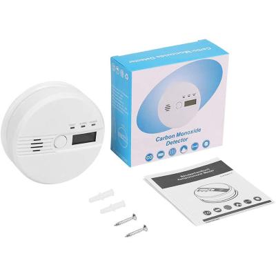 China Detecting Battery Operated Home Use CO Carbon Monoxide Detector Carbon Monoxide Alarm With LCD Display for sale