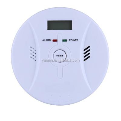 China Detecting Ten Year Carbon Monoxide Detector Smoke Factory 9V Battery Carbon Monoxide Detector With LCD Display for sale