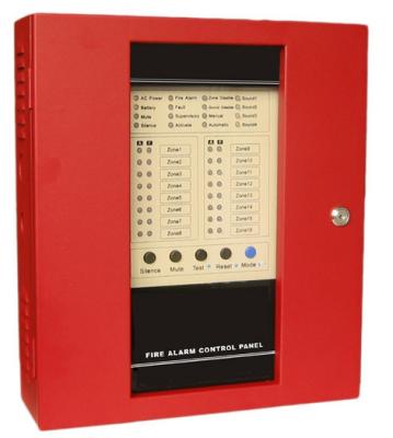 China 13 Years Factory 4 Zones Fire Alarm Control Panel Conventional System Controls YJ-1104 for sale