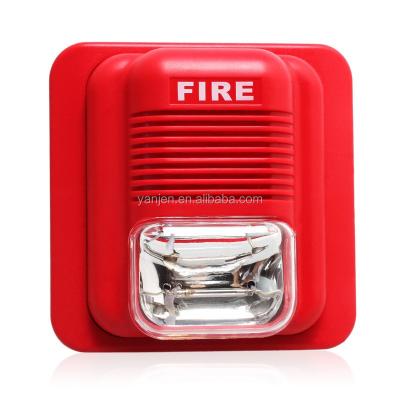 China 12-year factory fire alarm system use fire strobe siren, electronic siren 126*126*47mm for sale