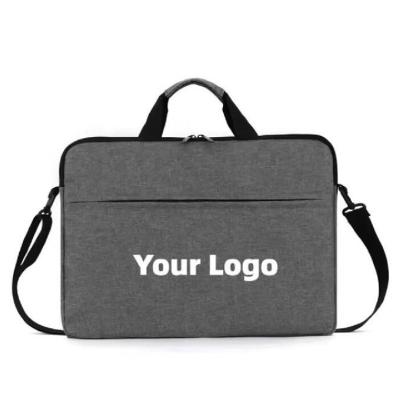 China Custom 13 14 15.6 17 inch Duurzaam Polyester Laptop Handtas Laptop Messenger Tas Te koop