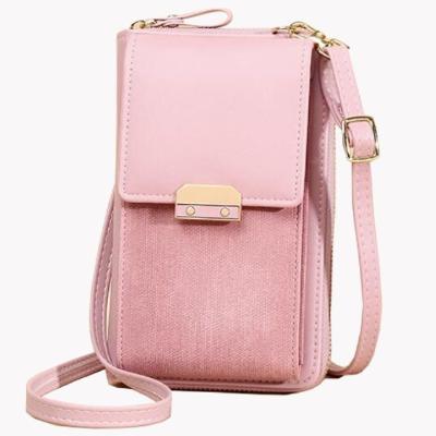 China Magnetic Buckle PU One Shoulder Messenger Bag For Women for sale