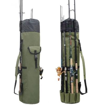 China Portable Nylon Fishing Bags Fishing Rod Bag Case Fishing Tackle Tools Storage Bag for sale