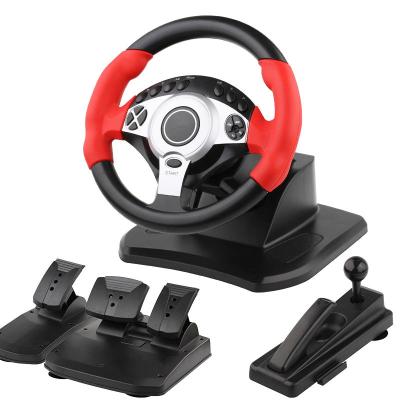 China Custom Hot Sale PC Game Racing Steering Wheel Factory Logo Steering Wheel Racing Game For PC for sale