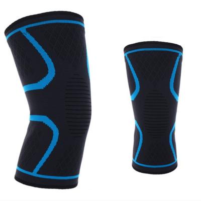 China Adult Outdoor Cycling Nylon Knee Pads Breathable Sweat-absorbent Elastic Compression Patella Knit Knee Pad for sale