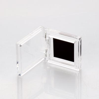 China PS False Eyelash Packaging Box Single Square Personal Care Eyelash Clear Case for sale