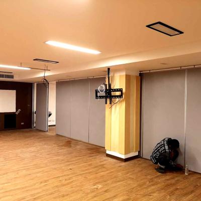 China Contemporary Top&Bottom Retractable Seal Movable Partition Wall For Multi-Purpose Hall,Conference Hall and Hotel for sale