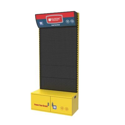 China Free Standing Shopping MallEtc Pegboard Display Rack For Fair Retail Display And Tool Storage for sale