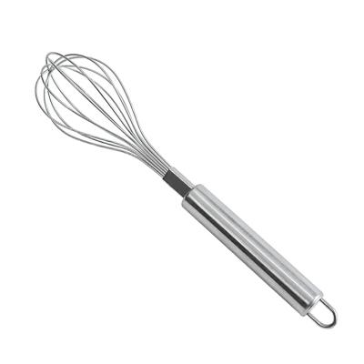 China Workable 12 Inch Egg Beater Stainless Steel Milk Cream Butter Beater Mixer Manual Egg Beater for sale