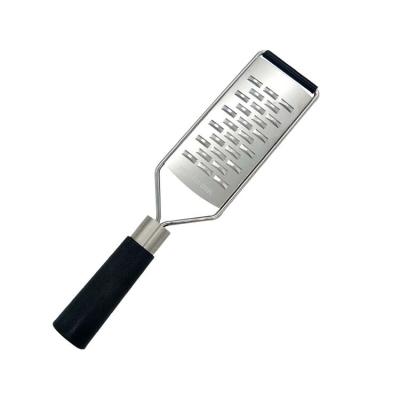 China Sustainable Success Cheese Grater Black Handle Etching Grater Zester Grater With Plastic Handle for sale