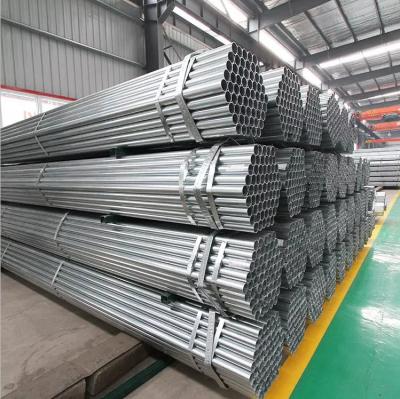 China Galvanized Structure Pipe / Round Steel Pipe Inventory Lowest Price Spot Square for sale