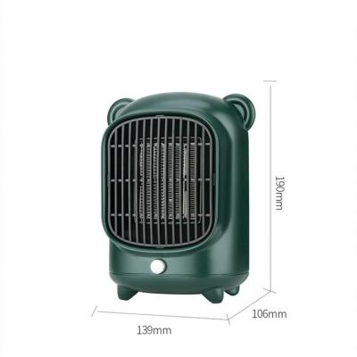 China Mini Room Heater Plug In Outdoor Portable Easy Wall Electric Bathroom Heater Fan With Remote Control for sale