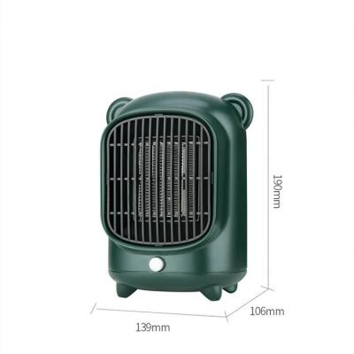 China Power Saving Desktop Bedroom Stand Outdoor Remote Control Electric Fan Heater for sale