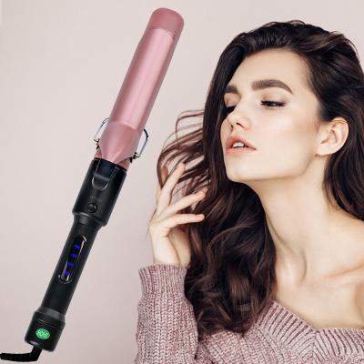 China Fast Heating Ceramic Coating Supplier China Supplier Fast Rotating Luster Usb PTC Heater LCD Digital Display Hair Curler Iron for sale