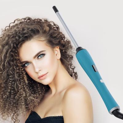 China Custom Curve Fast Heating Soft Curl Tong Long Barrel Tourmaline Ceramic Glaze Hair Curling Iron Professional Ceramic Coating Triple for sale