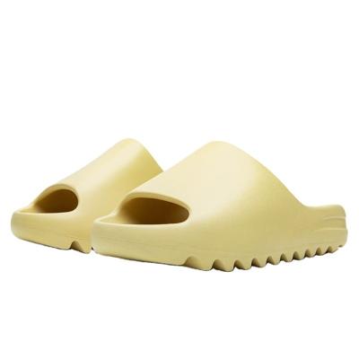 China Anti-Odor Slippers Original AD YZY Slide Shoes Sand Bone Resin Color Men Women Loafer Soft Yezy EVA Foam Lightweight for sale