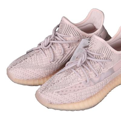 China Cushioning Hot sale products Yeezy 350 V2 Men sneakers casual trendy fly woven couple high quality running sports walking style shoes for sale