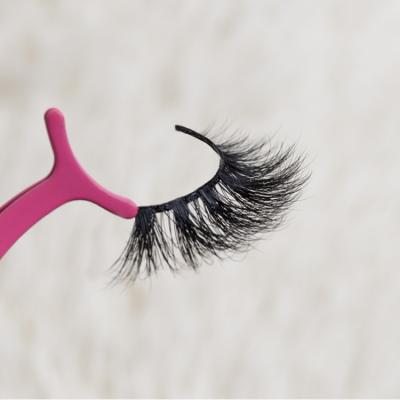 China Long Curly Natural Eyelashes 100% Cruelty Free Faux Mink Eyelashes Eco-Friendly Handmade With Box Packing for sale