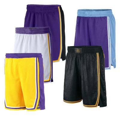 China Anti-Bacterial LBJ King James Los Angeles Basketball Shorts Westbrook Anthony Davis Stitched USA Basketball Dynasty Running Sport Shorts Pants for sale