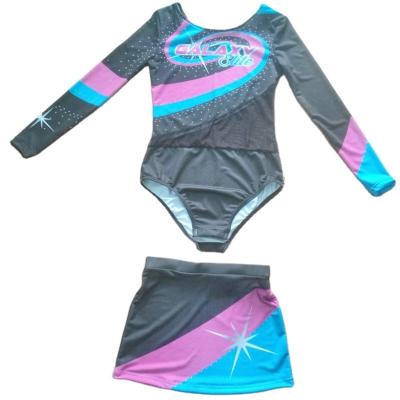 China 2020 Spandex sublimation cheerleading uniforms with good quality and factory price for sale