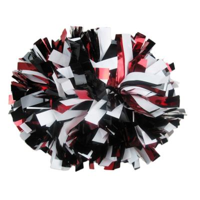 China 2021 metallic pom pom poms for cheerleading and majorettes with good quality for sale