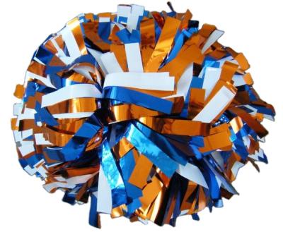 China 2021 metallic metallic cheerleading pom poms for cheerleaders with good quality for sale