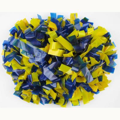 China New Wet Look PP Cheerleading Pom Poms For Cheerleaders With Factory Price And Good Quality for sale