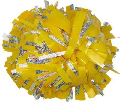 China 2021 new plastic mix glitter pom metallic cheerleading poms for cheerleaders with factory price for sale