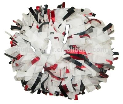 China 2021 pp wet look glitter cheerleading pom poms for cheerleaders with factory price for sale