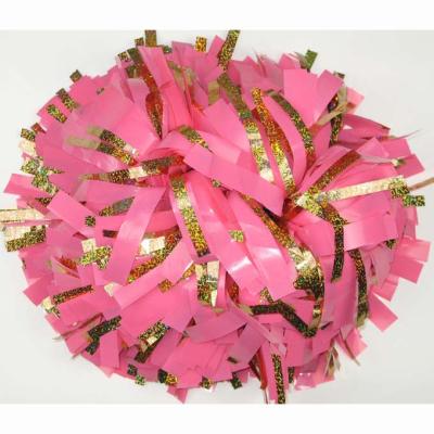 China 2021 new beautiful plastic mix pom metallic cheerleading poms for cheerleaders with factory price for sale