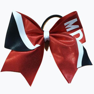 China Batterfly Large Hair Bow Hair Clip Ribbon Hangers For Cheerleading Ribbon for sale