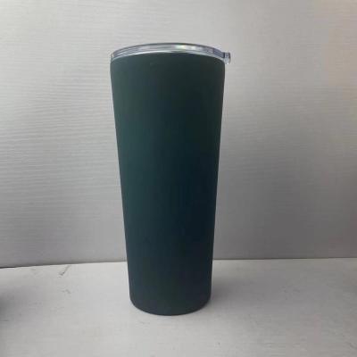 China Durable Large Stainless Steel Tumbler 30oz With Rubber Liner With Sealed Lean Lid Tumbler for sale