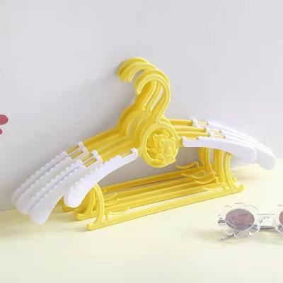 China 5 Baby Tools Hanger Bathroom Accessories Kids Clothes Hangers Flexible Plastic Bathroombathroom Cartoon Cute for sale