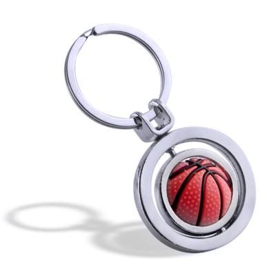 China Faux Fur Ball Pompom Chains Key Chain Metal Mini Car Keyring Pendant 3D Soccer Personality World Cup Basketball Wholesale Football for sale