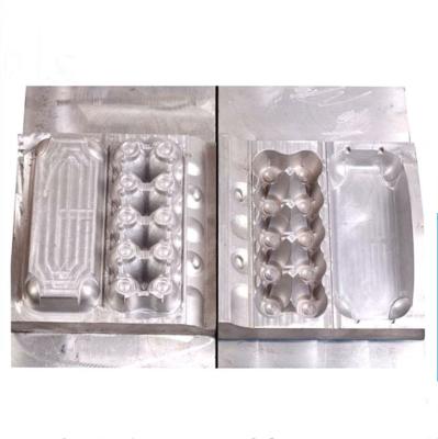 China 10 Holes Aluminum Egg Box Molds Customized Carton Molds for sale