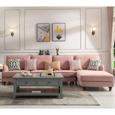 China New Classic L Shaped Sectional Sofa Set Comfort Corner Sofa Corner Design for sale