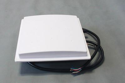 China 6meters uhf rfid reader epc Wiegand / integrated 9.2dbi circular polarized passive uhf antenna reader 200*200mm for sale