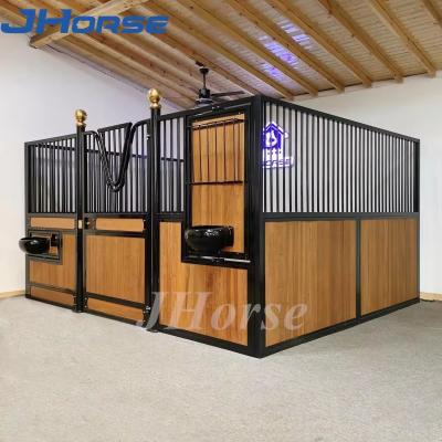 China Bamboo Bamboo Horse Stable Welded Powder Coated Weatherproof Front Panels for sale