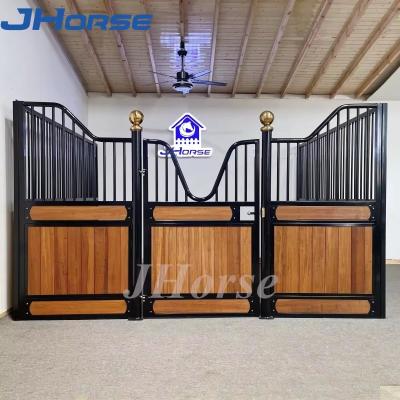 China Farms Length Customized Welded Fence Or Sliding Bamboo Type Bamboo Horse Stable for sale