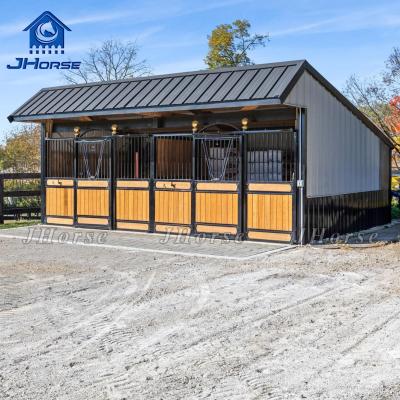 China Weather Resistant Horse Stable With Inch Panel Thickness Horse Stable Stall for sale