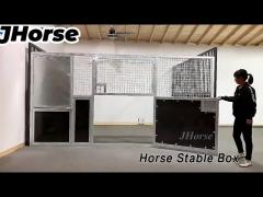 Steel Pipe Horse Stable Box Stall Large Structure Anti Rust For Outdoor