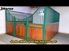 Customize Design Horse Stall Fronts , Bamboo Wood European Stall Fronts