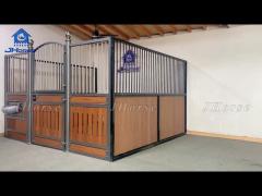 Swing Hinged Door Metal Horse Stable Panels 3.6m Free Design