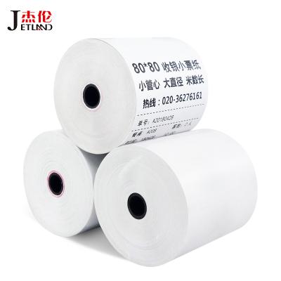 China 80-80mm thermal paper, 13mm core, 32 receipt rolls per carton Jetland-8080-32 for sale